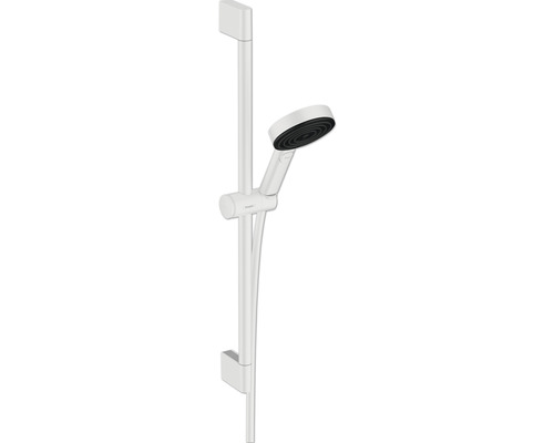 hansgrohe Pulsify Select S 105 3jet Relaxatie doucheset, wit mat, douchestang lengte 669 mm, 24161700