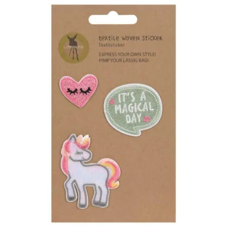 Lässig Textilsticker Einhorn