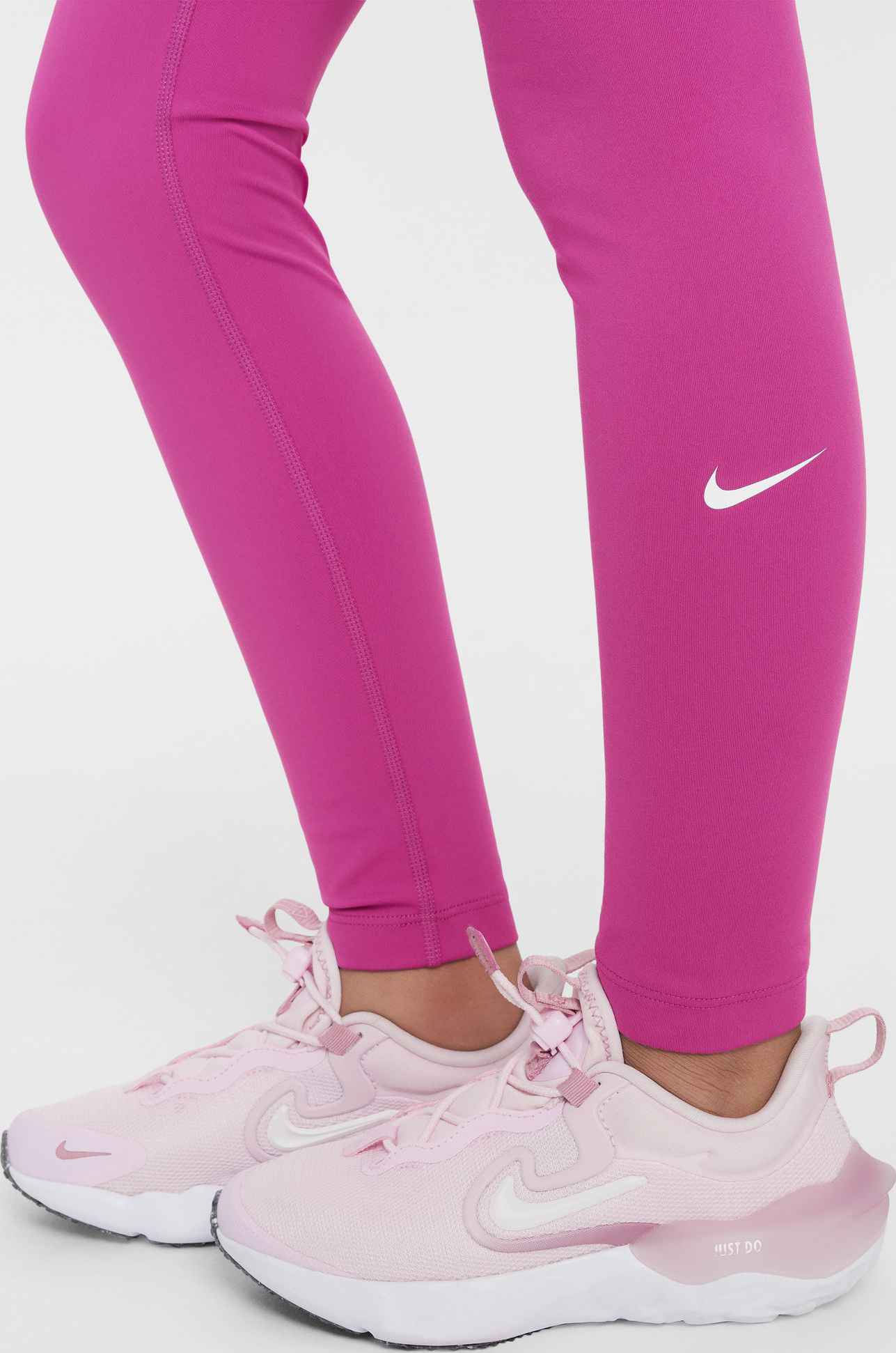 One Dri-FIT High-Waisted Leggings Jente 518/Hot Fuchsia/White