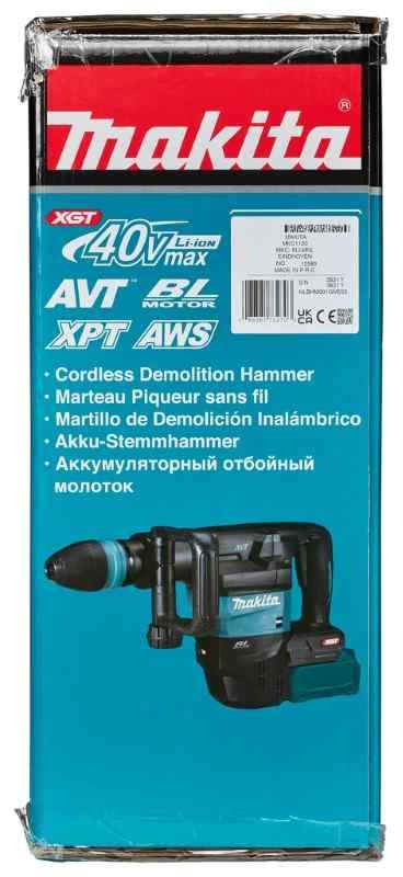Makita HM001GM205 40V Max Breekhamer set (2x4.0Ah) in koffer met AWS zender