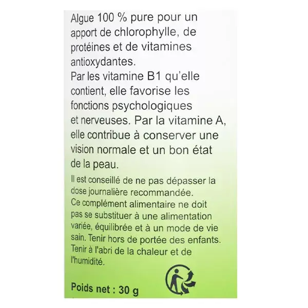 Oemine Chlorella 500 60 comprimidos