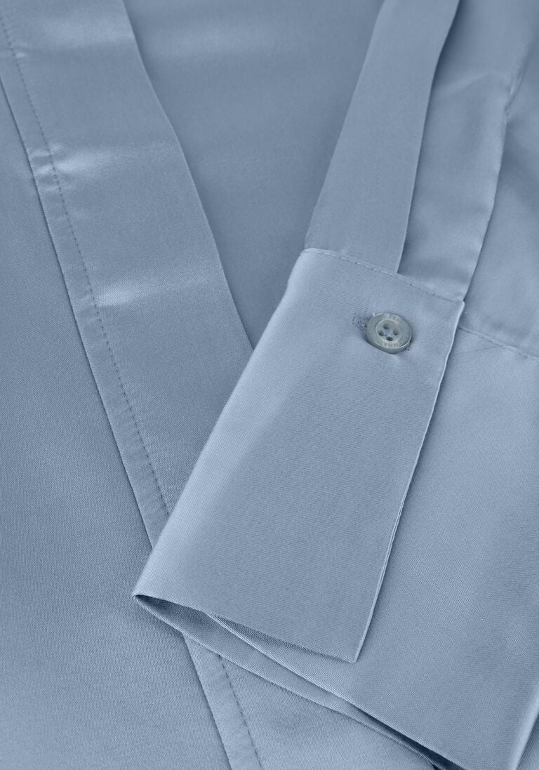 SECOND FEMALE lichtblauwe second female blouse galla classic shirt
