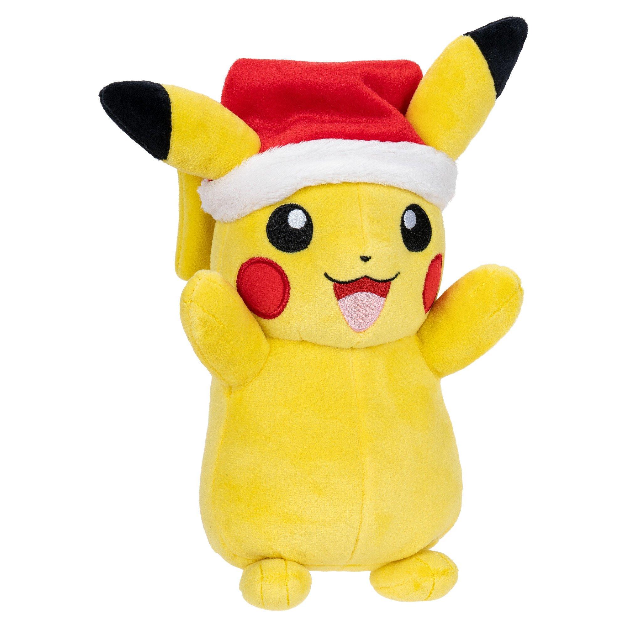 Pokemon GAME Pokemon Pikachu Seasonal 8 Inch Plush with Santa Hat