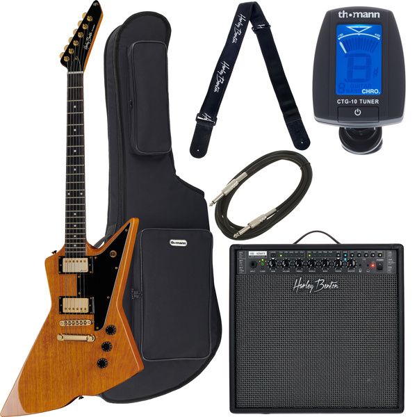 Harley Benton EX-76 Classic GHW AN Bundle