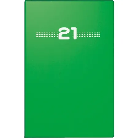 rido/idé Taschenkalender Partner/Industrie I 2021 Blattgröße 7,2 x 11,2 cm, grün