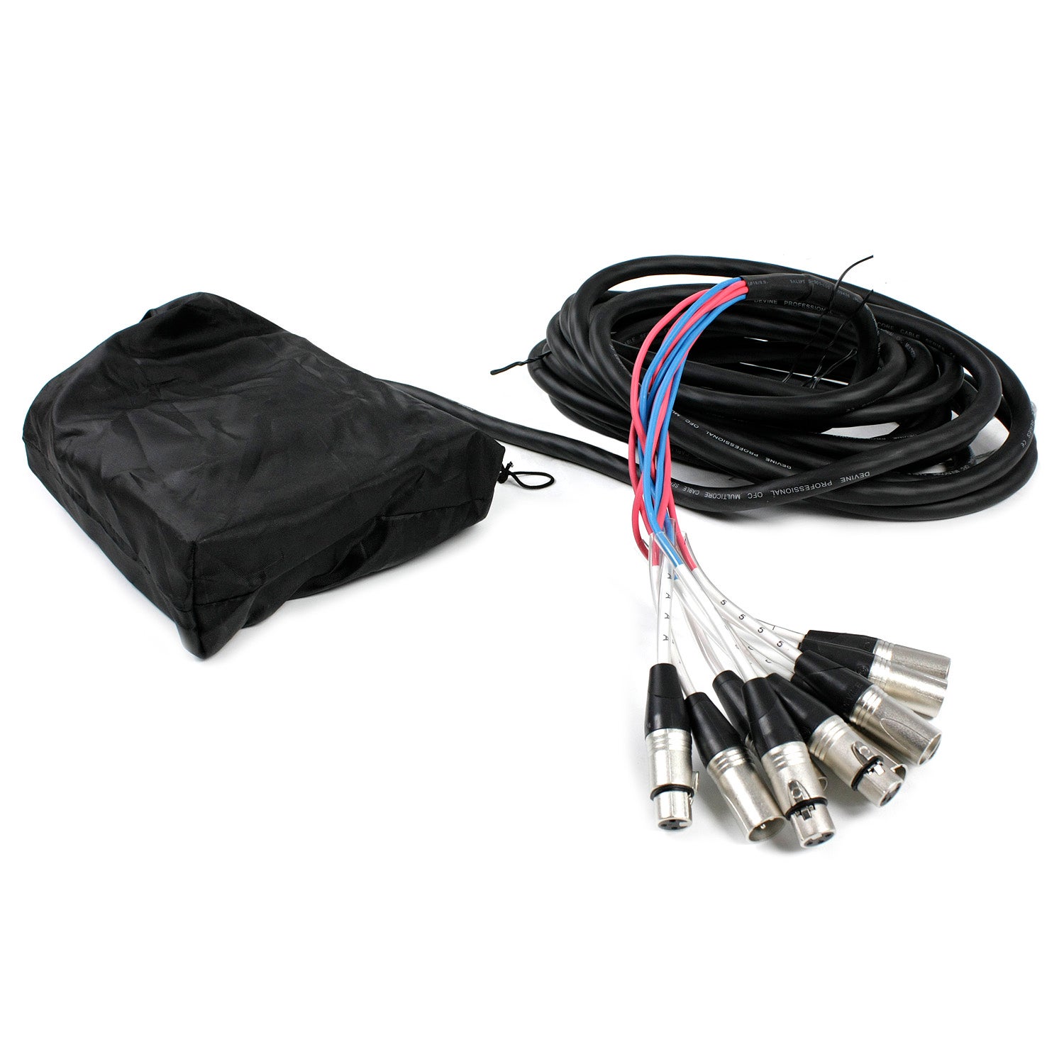 Devine SNC-10-6-4 Stagesnake XLR multikabel 6-weg 10 meter