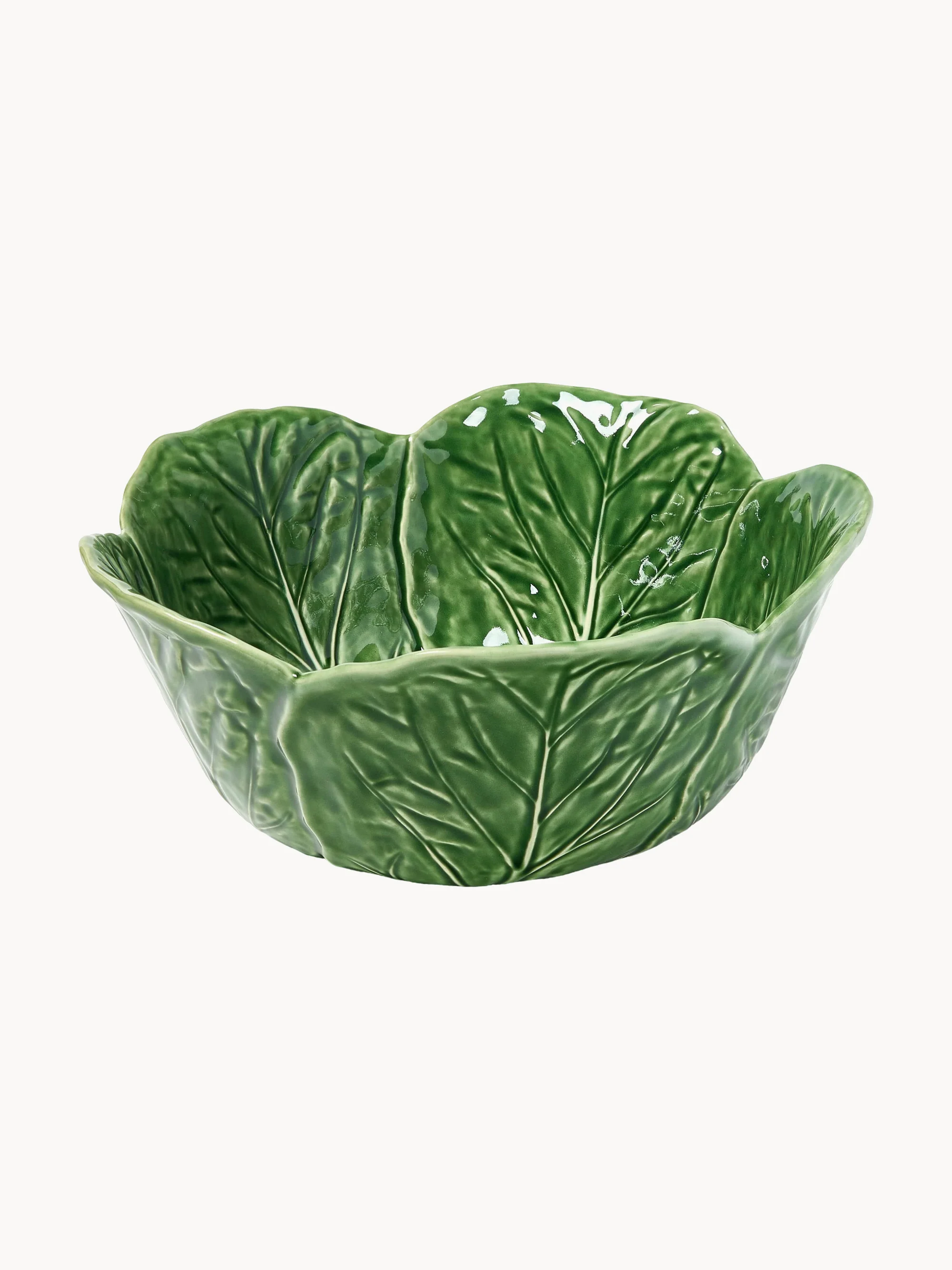 Handbeschilderde saladeschaal Cabbage