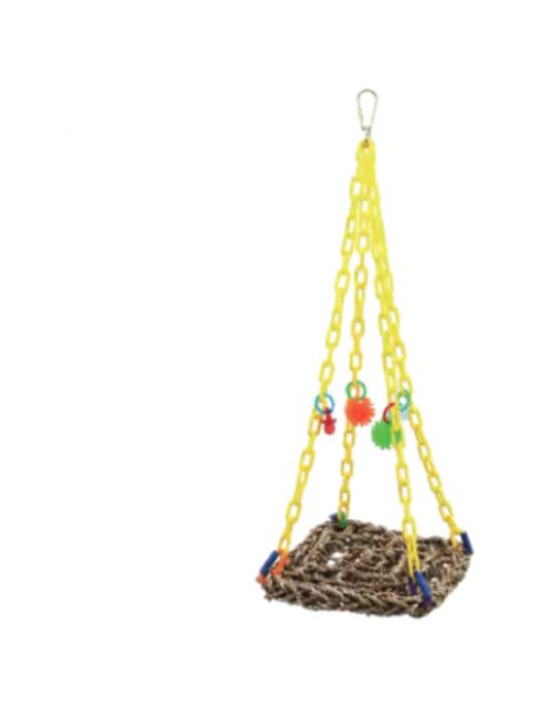 Keddoc Vogelspeelgoed Hammock - Vogelspeelgoed - 23x18x5 cm Multi-Color