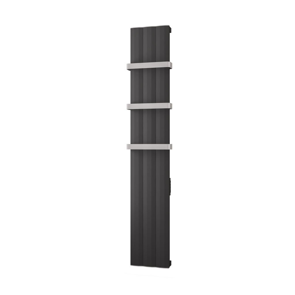 Eastbrook Derwent elektrische paneelradiator 30x180cm 600W antraciet