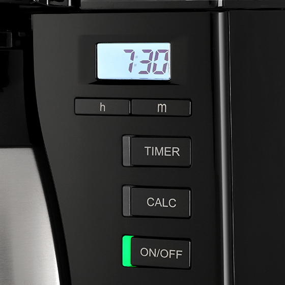 LOOK® Therm Timer|Filterkaffeemaschine Schwarz