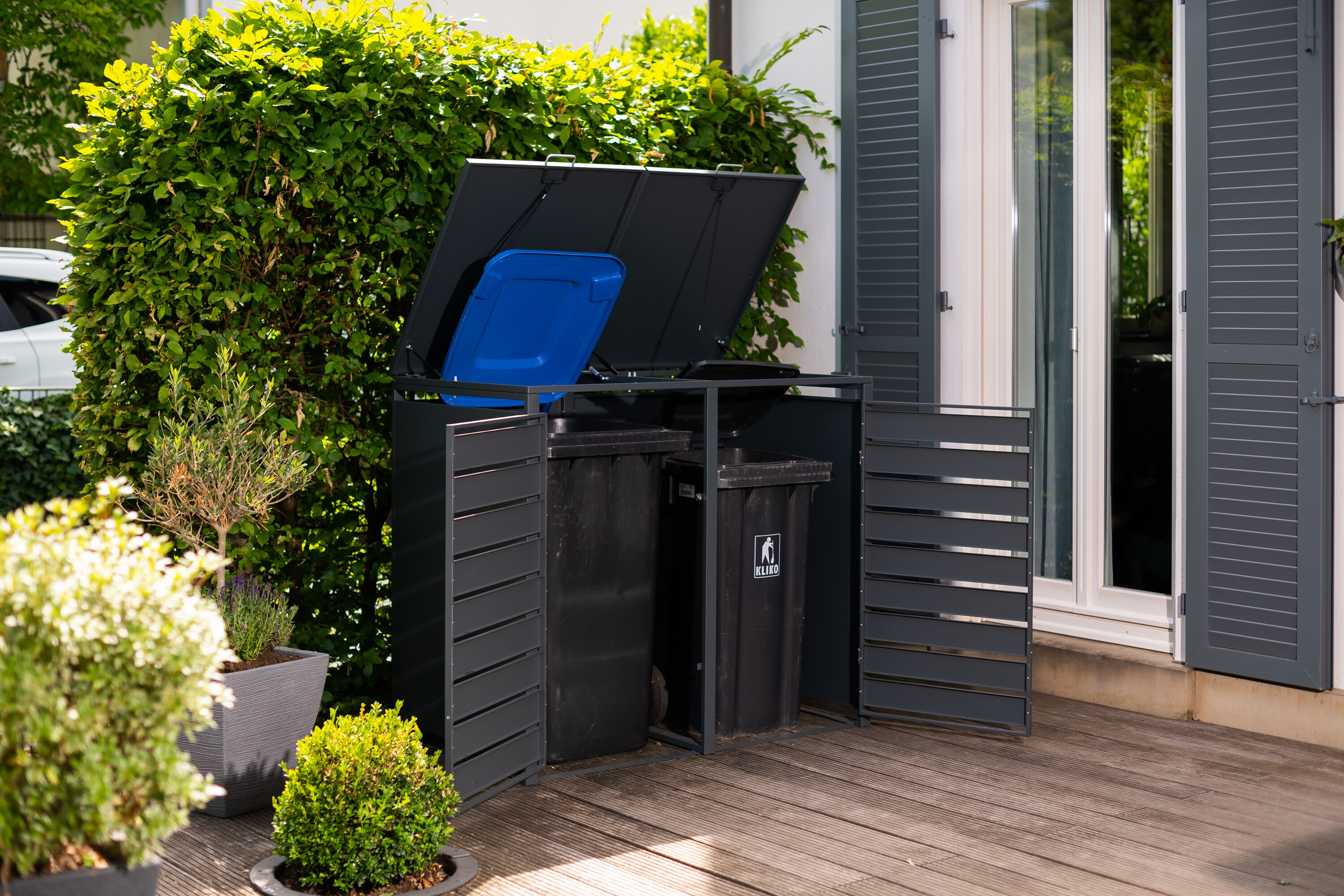 Westmann Mülltonnenbox, Gerätebox 2-fach 240 L