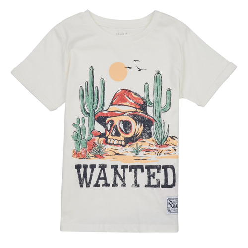 Name it - NKMLASSO SS TOP PS - Blanc