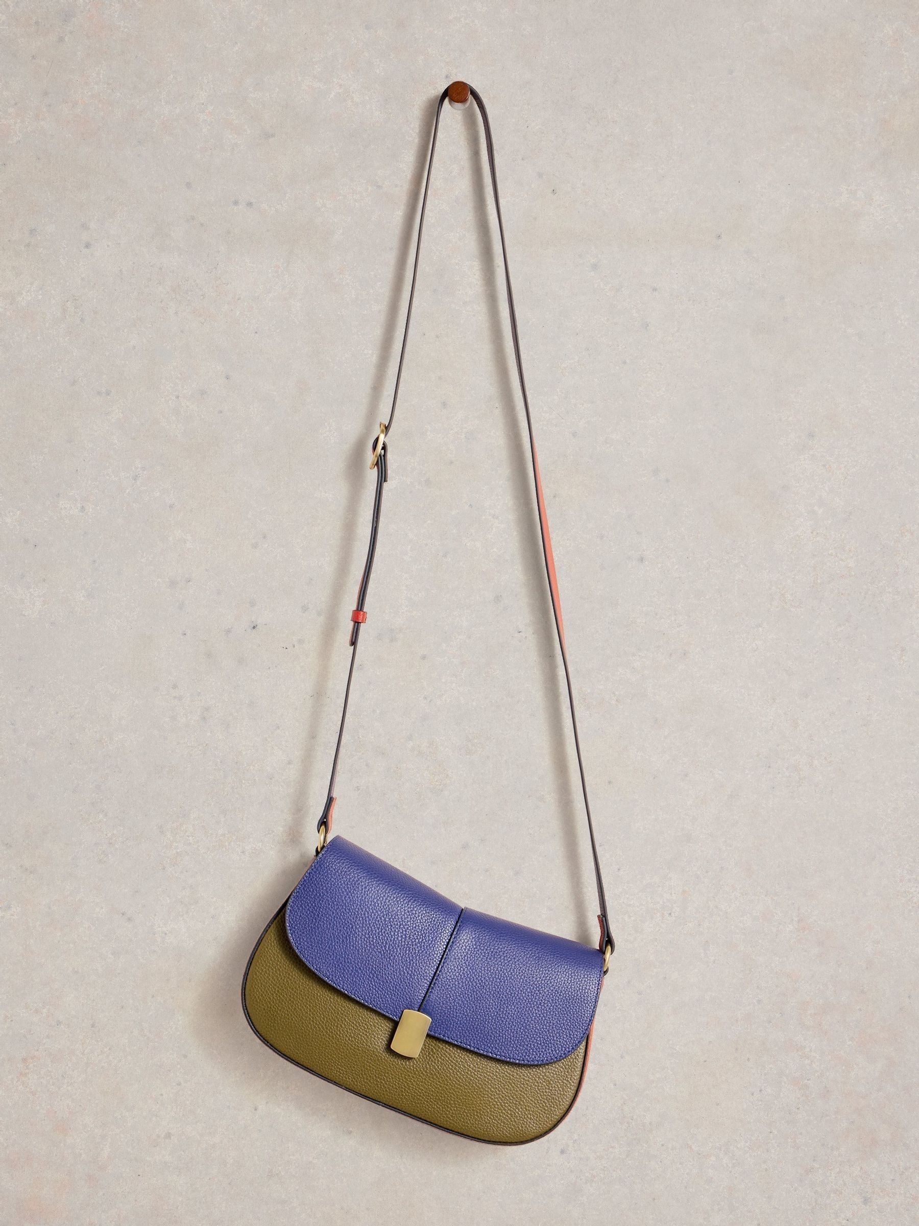 Blauw - White Stuff Silvy Lock Cross-Body Bag