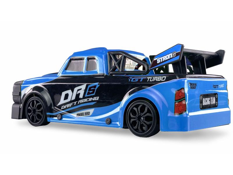 Amewi Drift DRS 4WD Blau, RTR, 1:18 Ferngesteuertes Drift Rennauto für Kinder ab 6 Jahren