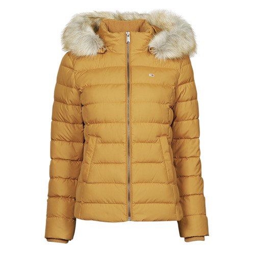 Tommy Jeans - TJW BASIC HOODED DOWN JACKET - Moutarde