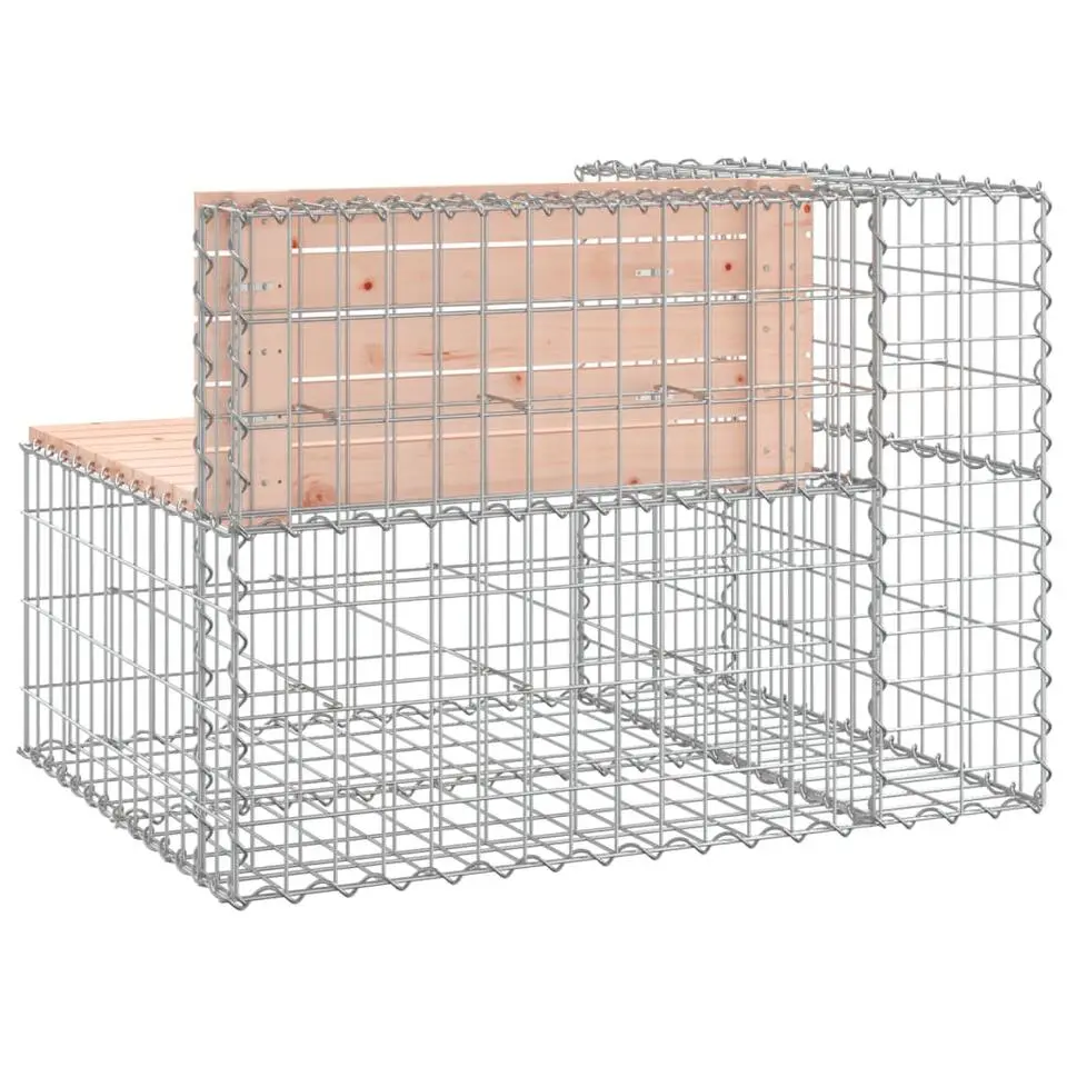 vidaXL - Tuinbank schanskorfontwerp - Massief douglashout - 92x71x65,5 cm