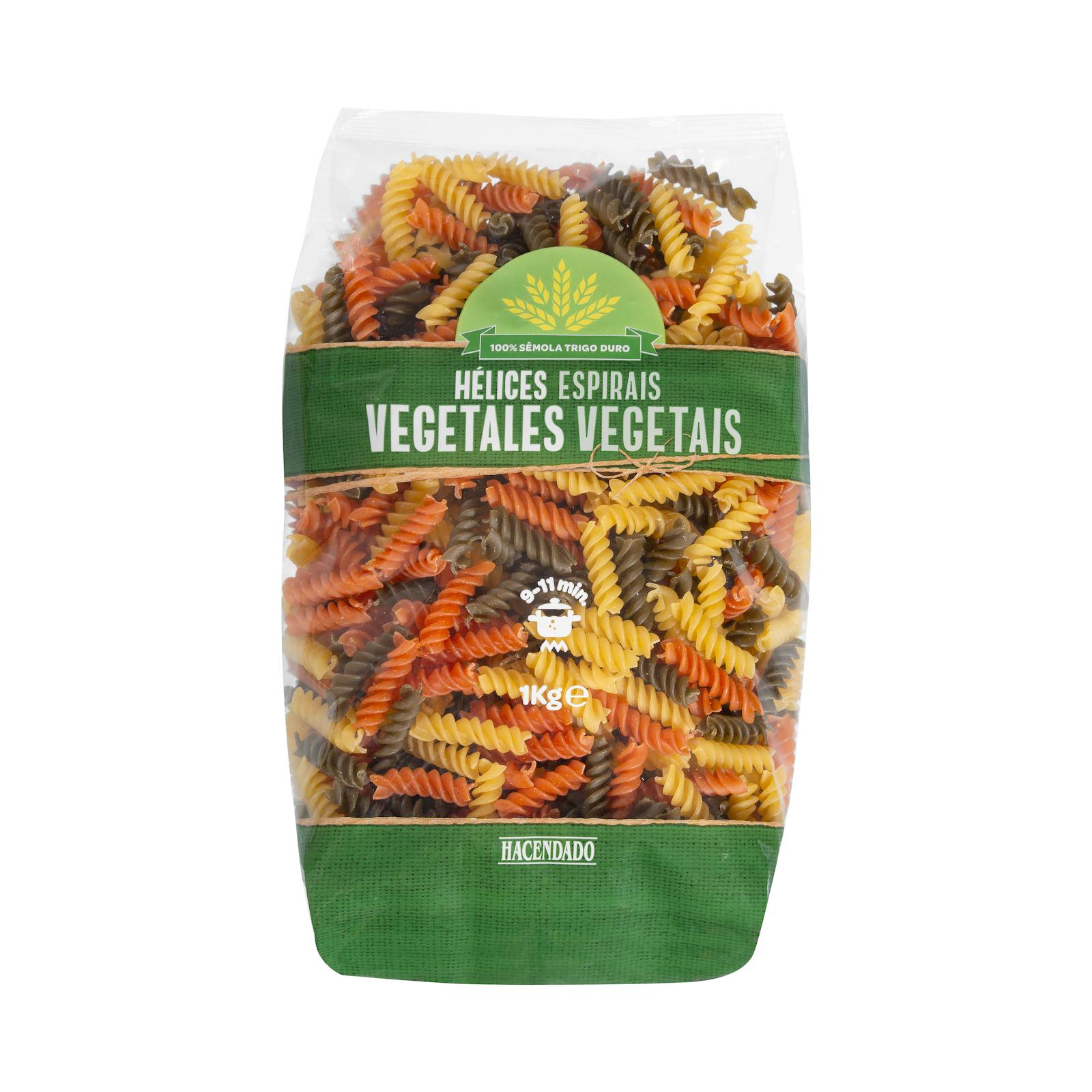 Hélices végétales Hacendado