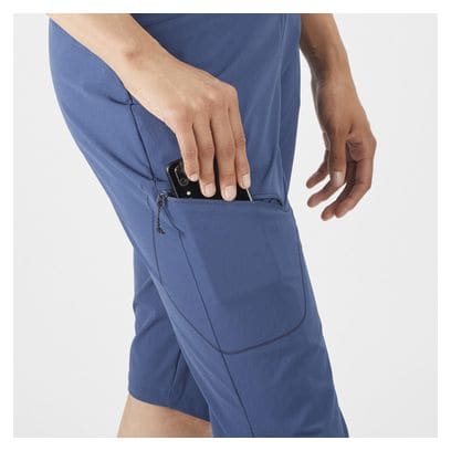 Pantalon Bermuda Salomon Wayfarer Bleu Femme