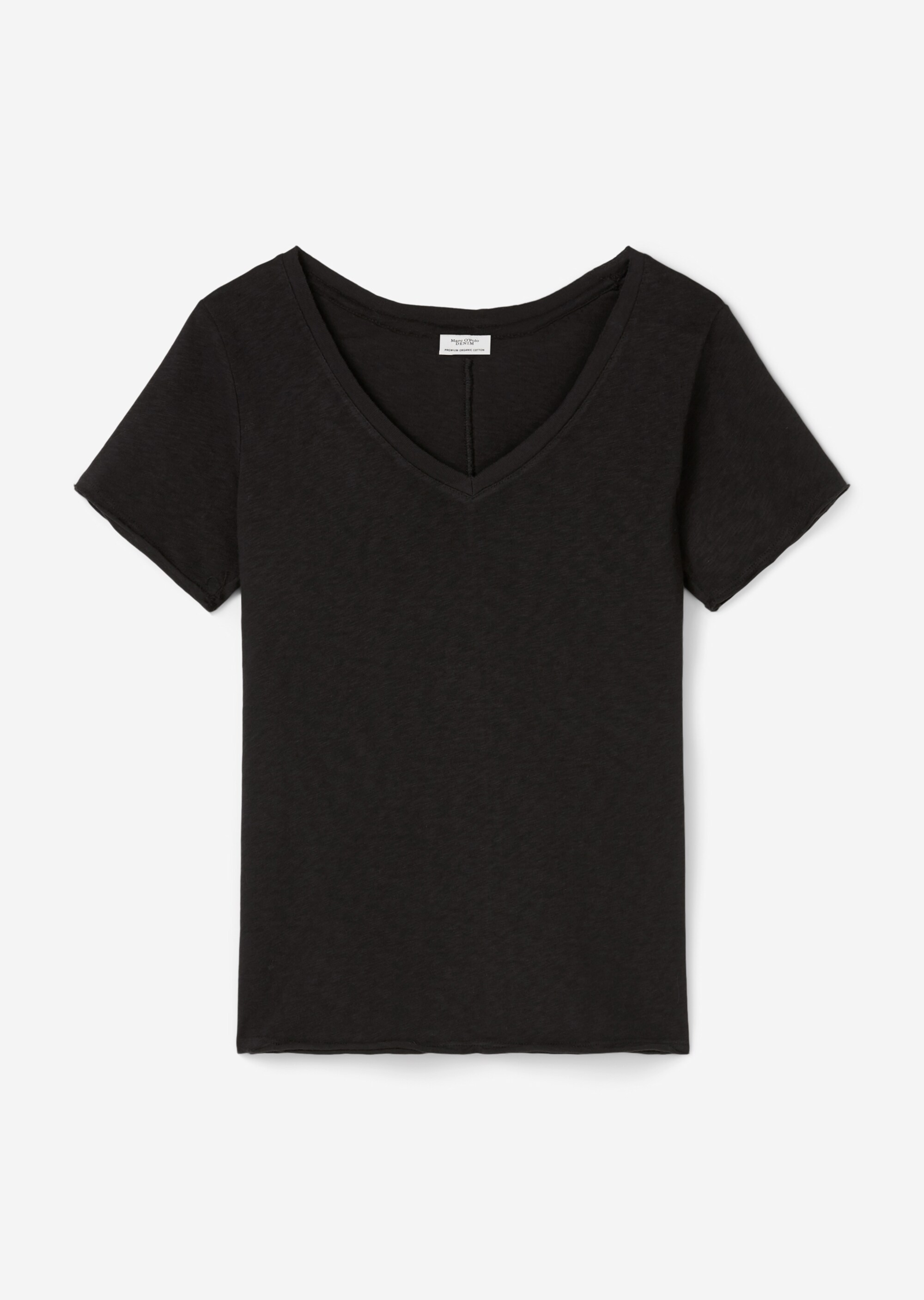 V-Neck-T-Shirt regular Organic-Slub-Cotton