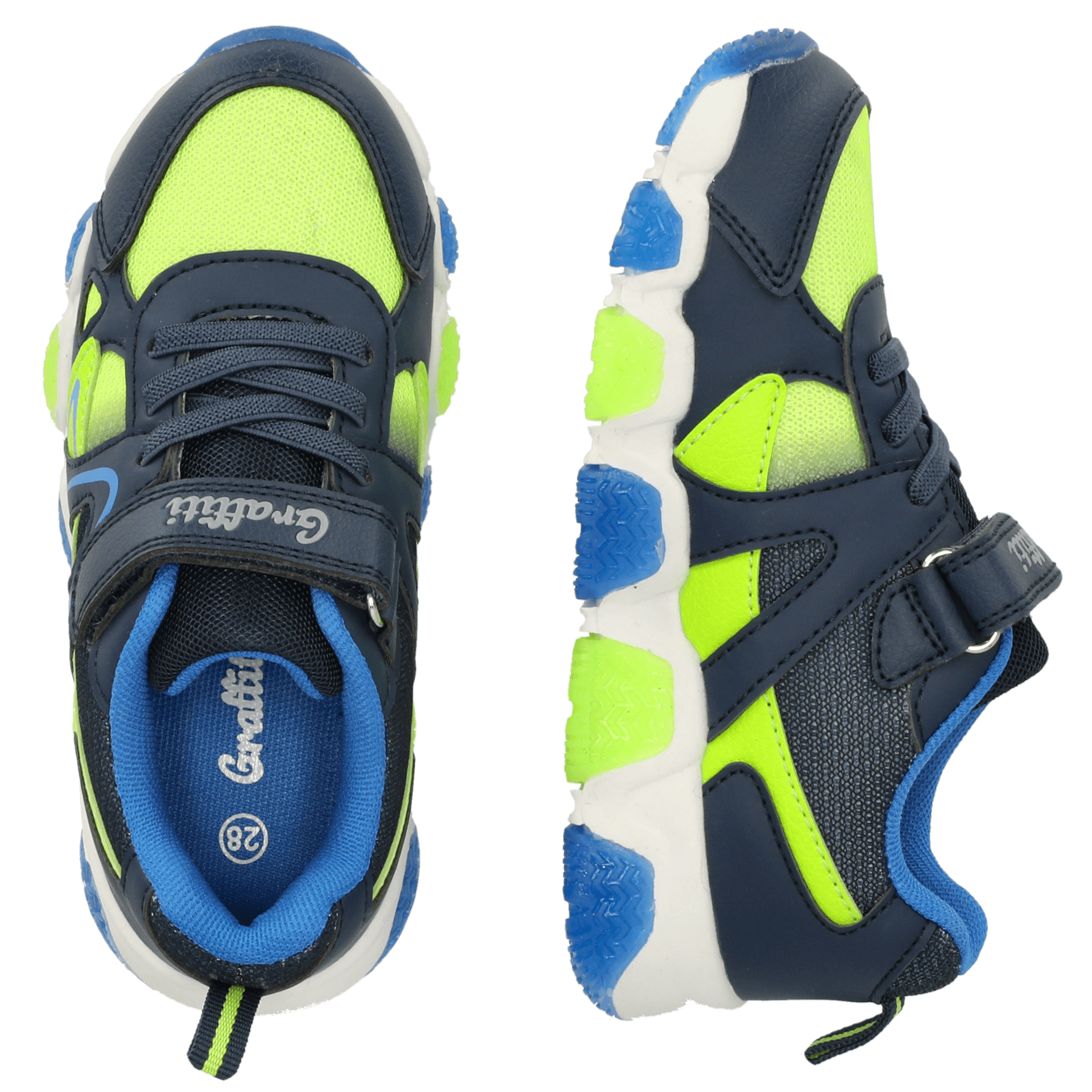Graffiti Rupene Kids Shoe W/lights (24-35) - Fritids og motesko