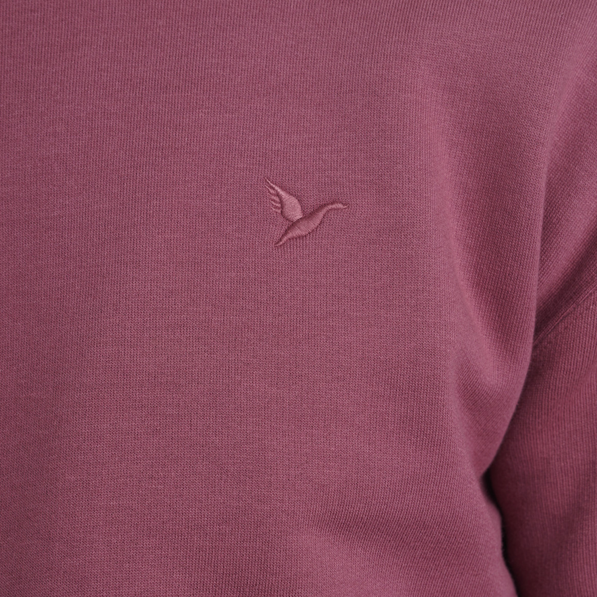 Jonas Nielsen Herren Sweatshirt mit Rundhalsausschnitt dunkelrosa