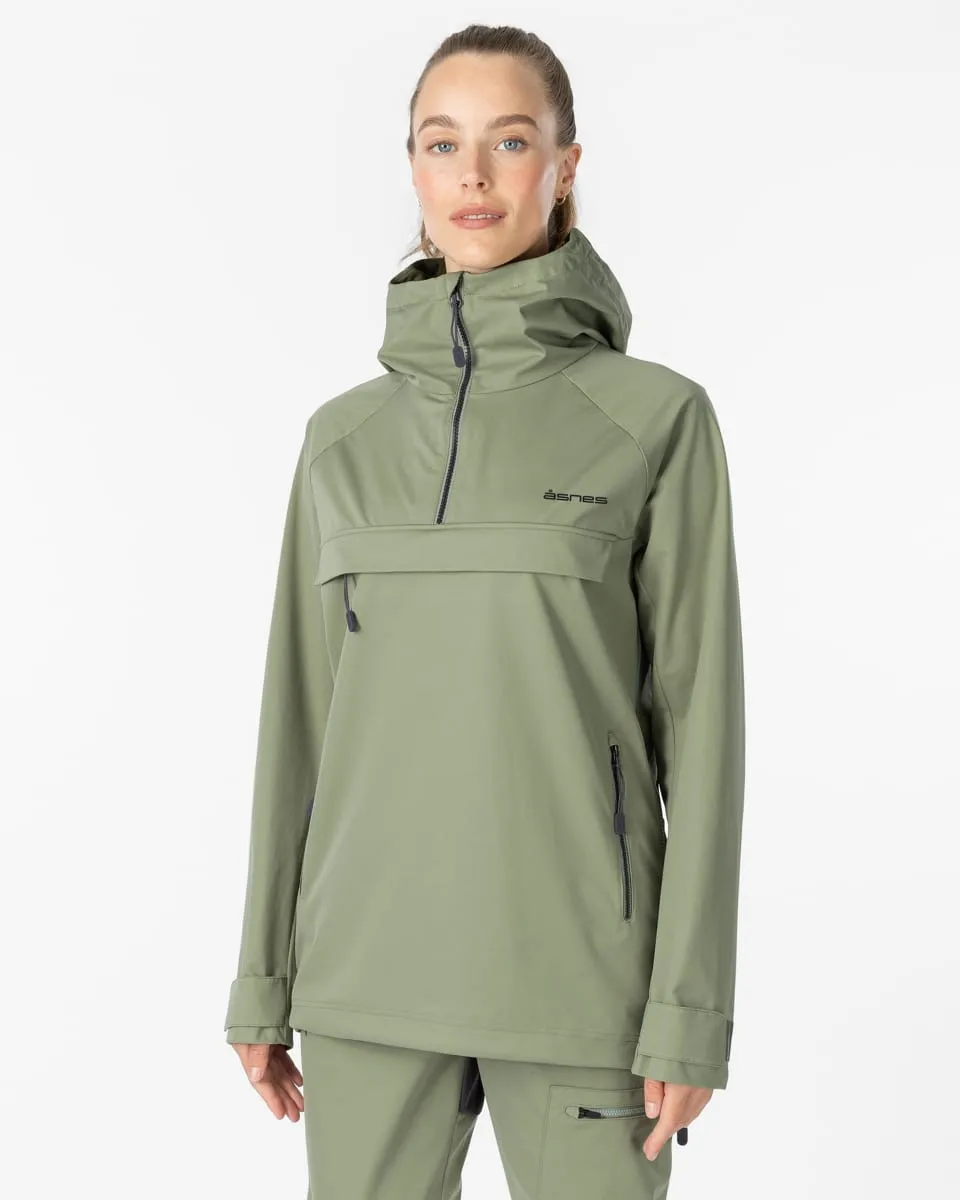 Åsnes Tinde Anorakk Wmn Olive Grey
