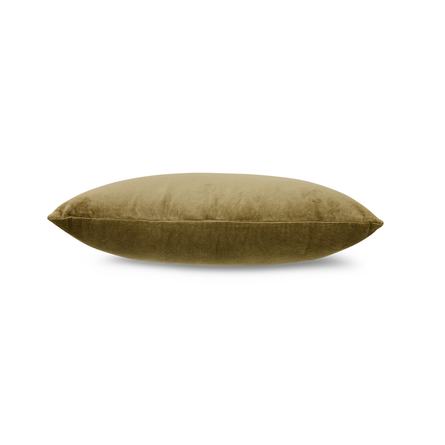 Sierkussen Velvet 60x40 cm army green