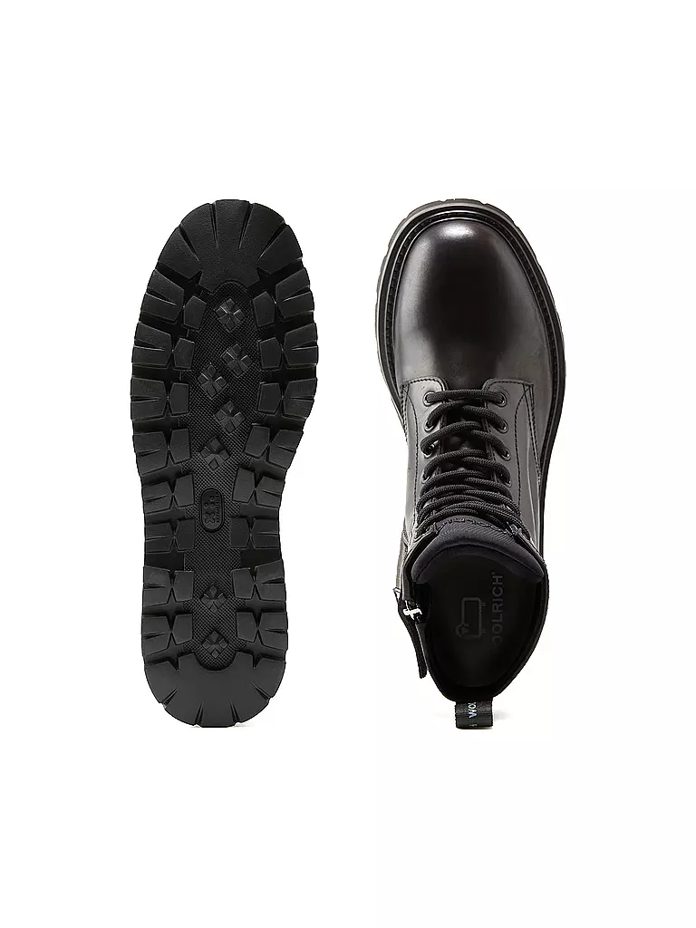 WOOLRICH Schnürboots NEW CITY schwarz