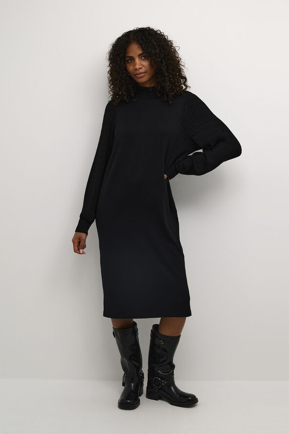 Kaffe KAnanna Knit Dress Black deep