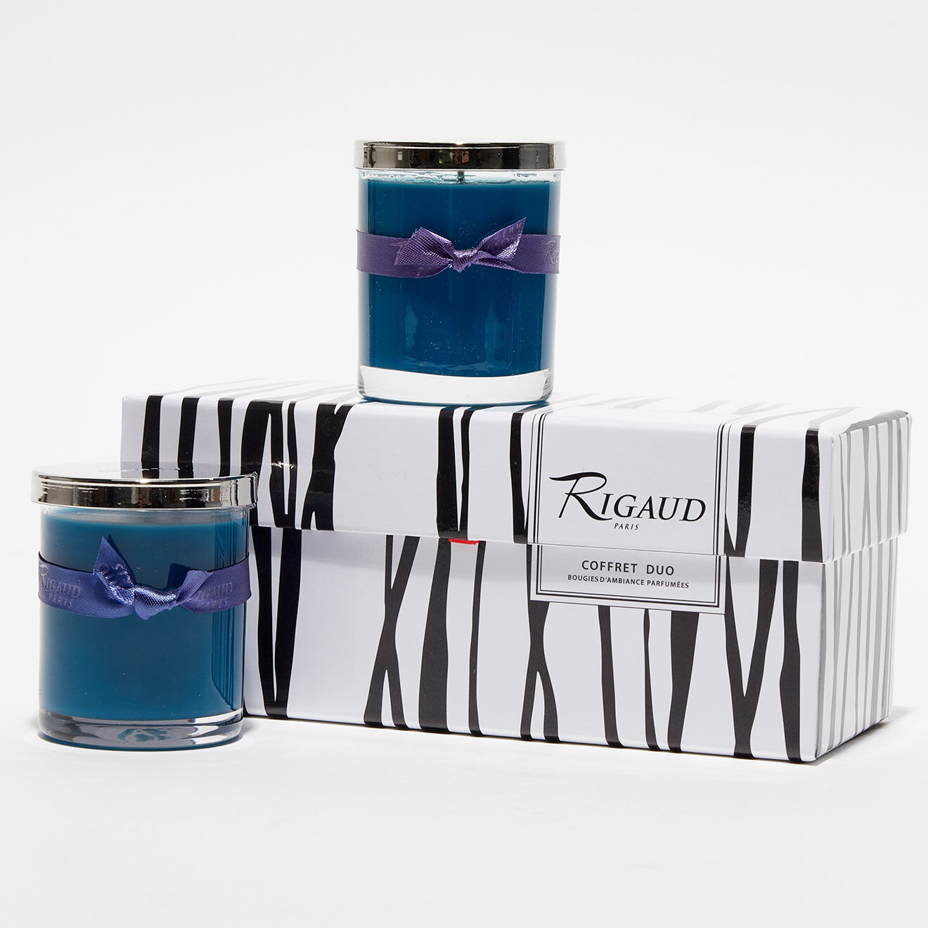 Rigaud Coffret duo bougies parfumées Chèvrefeuille - 1 mèche 28h