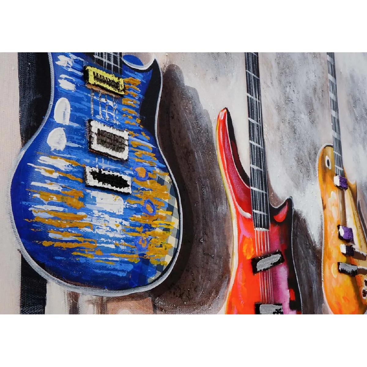 Decoshop26 Motif Guitares - 120x80 cm