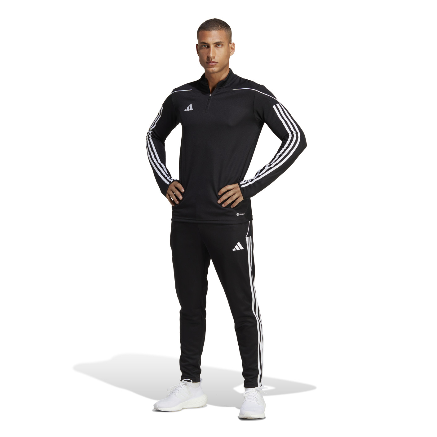 adidas Tiro 23 League 1/4-Zip Trainingspak Zwart Wit