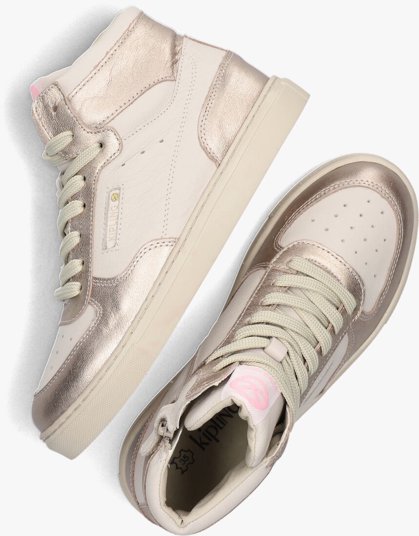 KIPLING beige kipling hoge sneaker bibi
