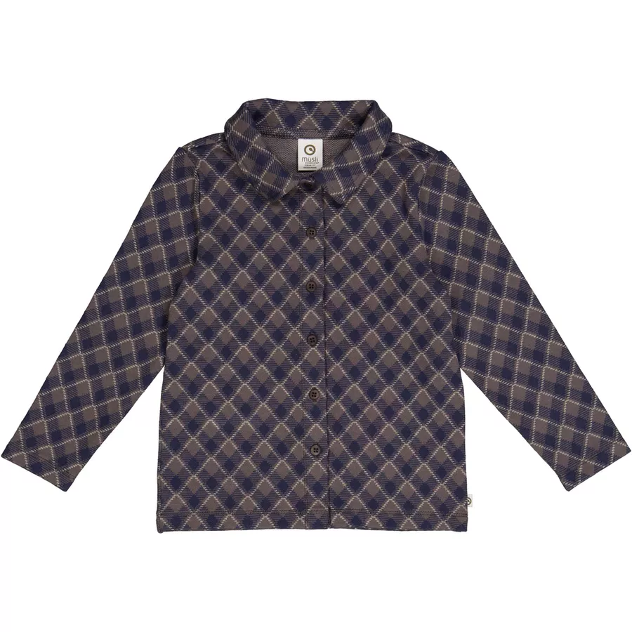 Müsli Langarmshirt Towergreybluegreen