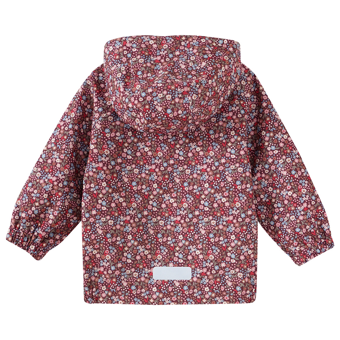 Topomini Pure Collection Baby Regenjacke im Millefleur-Design beere