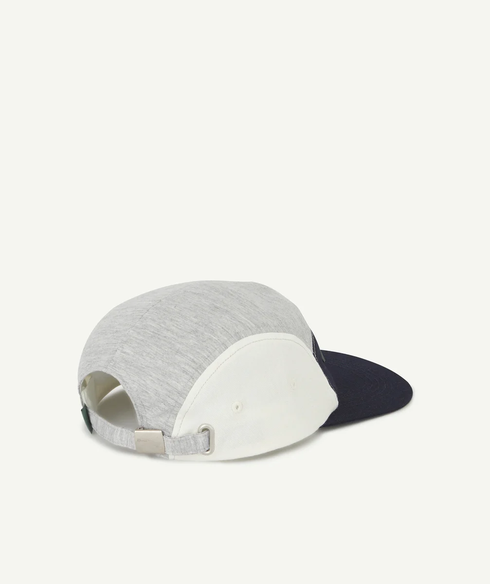 CASQUETTE GARÇON EN COTON COLORBLOCK AVEC PATCH