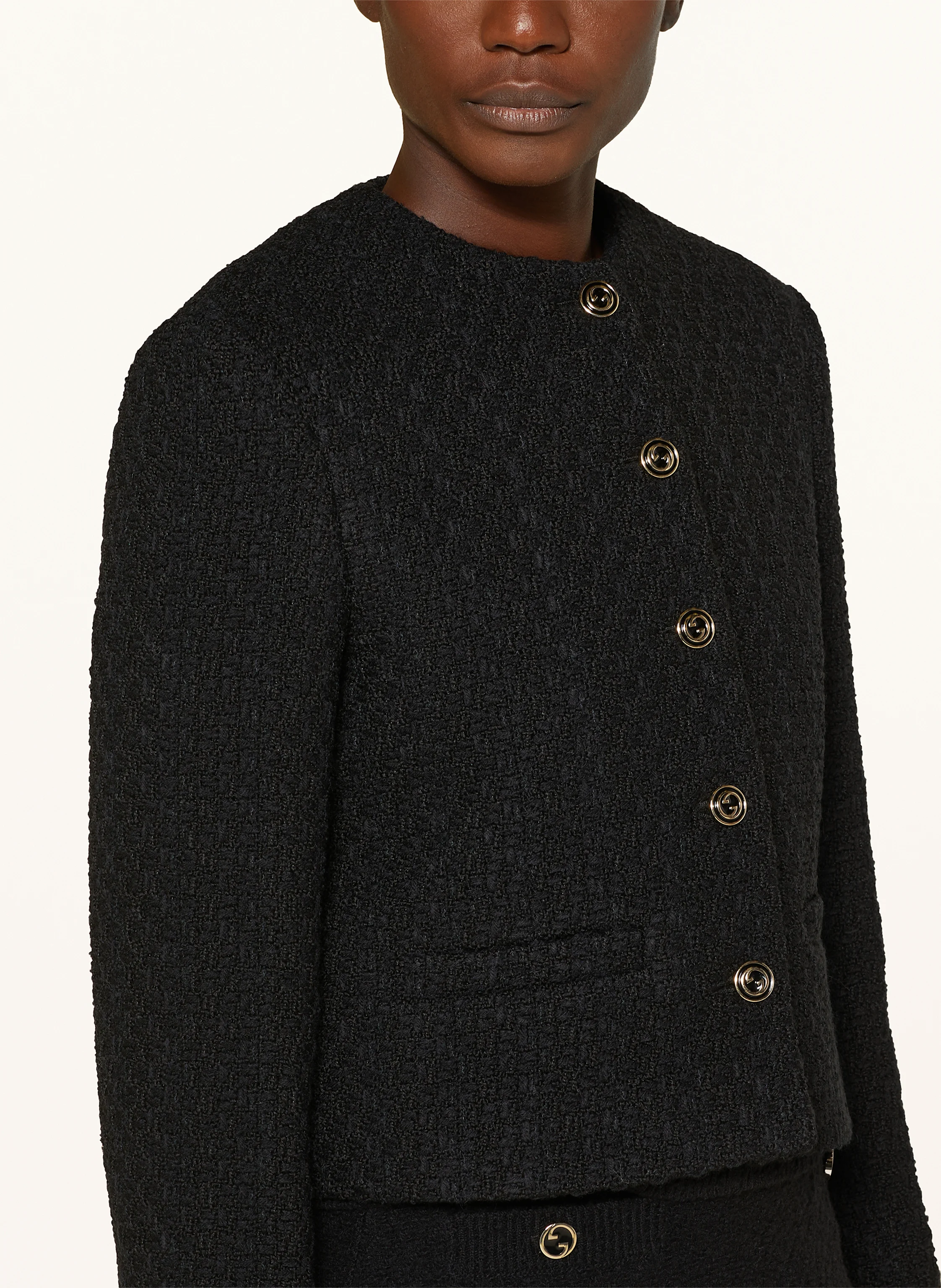 GUCCI Bouclé-Jacke