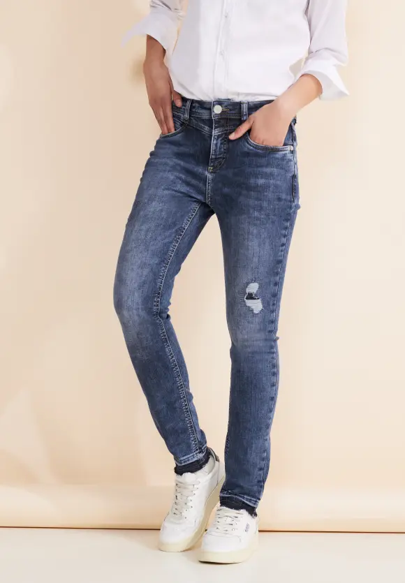 Slim Fit Jeans - authentic indigo wash