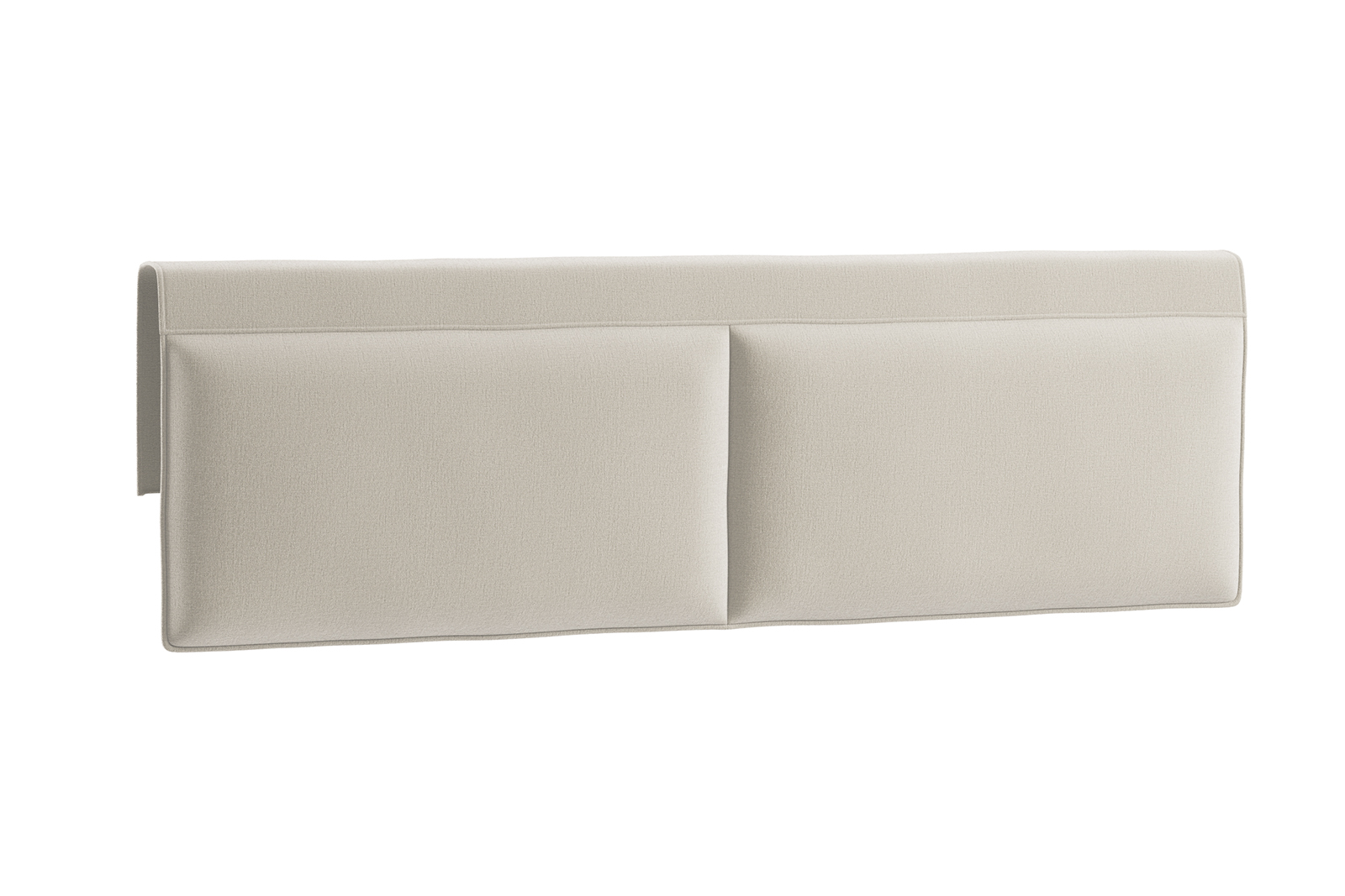 Hill puter til sengegavl Puter i tekstil Moment Beige til sengegavl 150/160 cm bredde