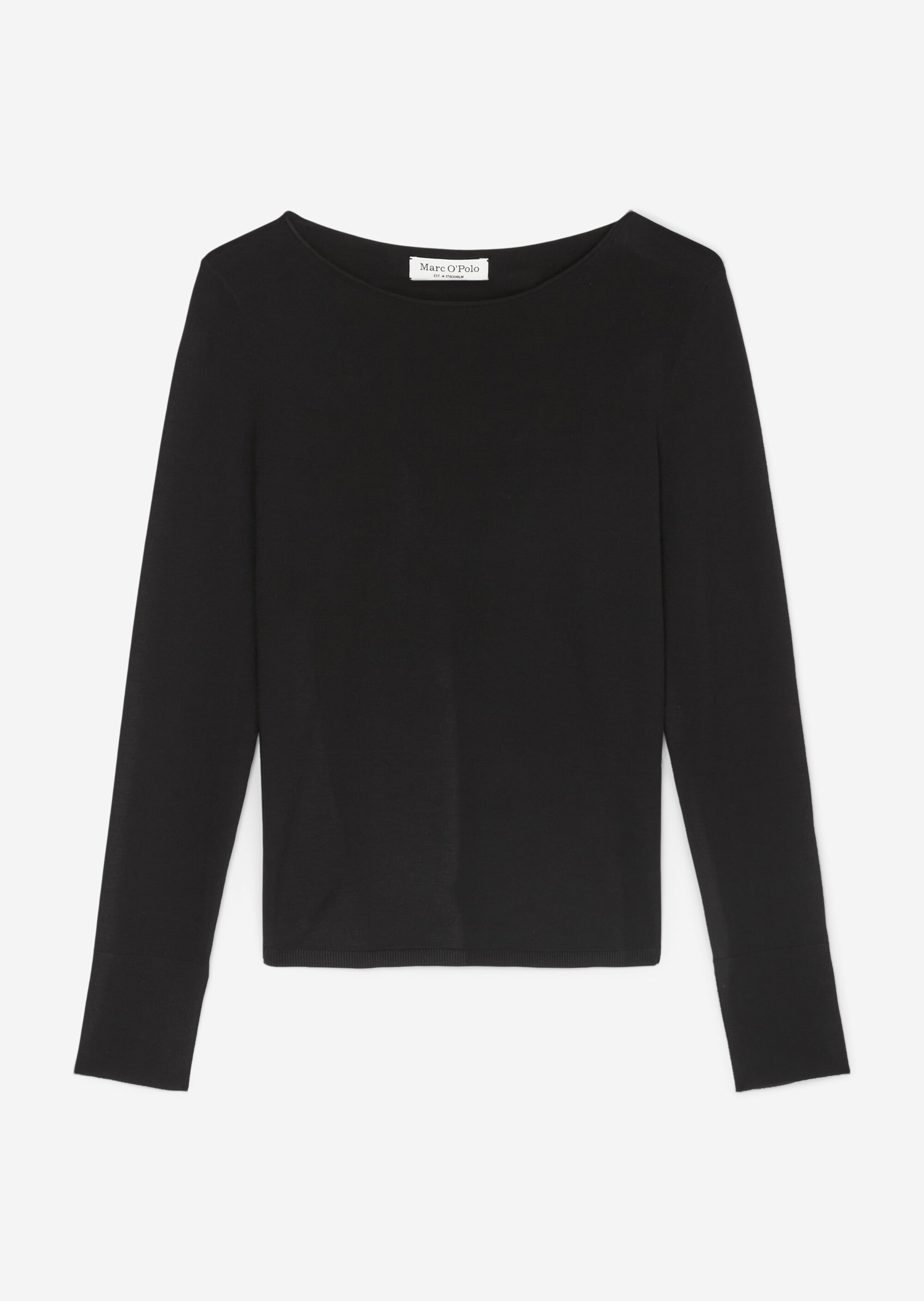 Feinstrick-Pullover slim aus LENZING™ ECOVERO™