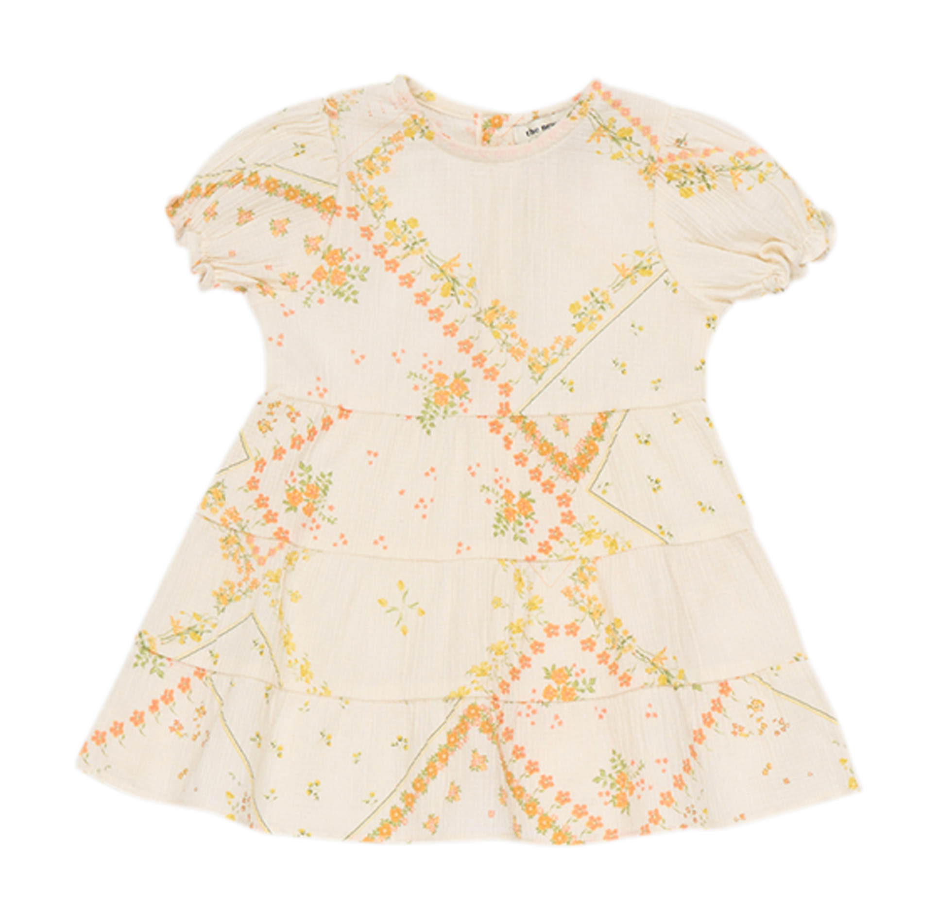 IDARA - Robe col rond| Multicolore