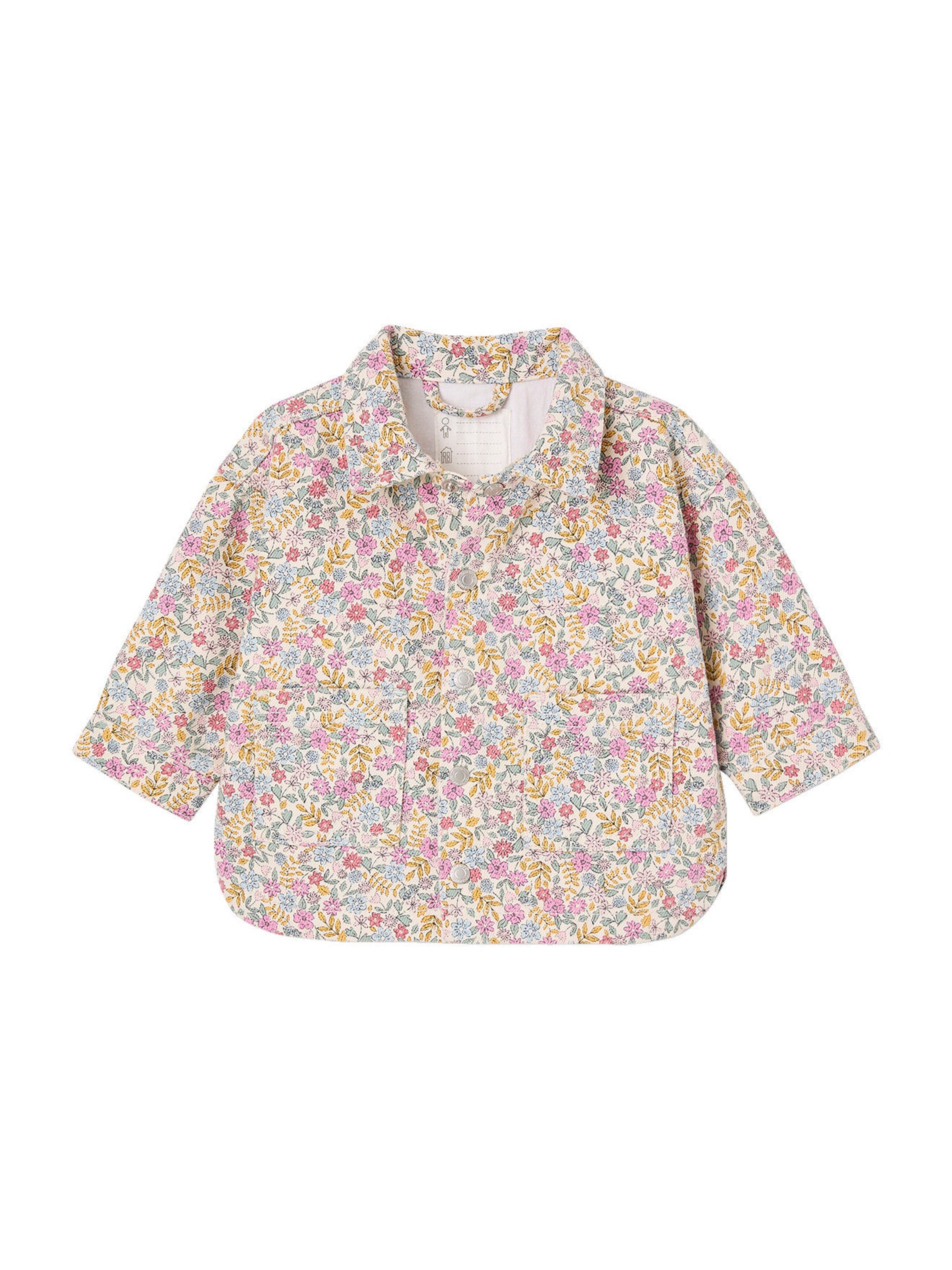 Vertbaudet Mädchen Baby Jacke aus leichtem Webstoff mehrfarbig