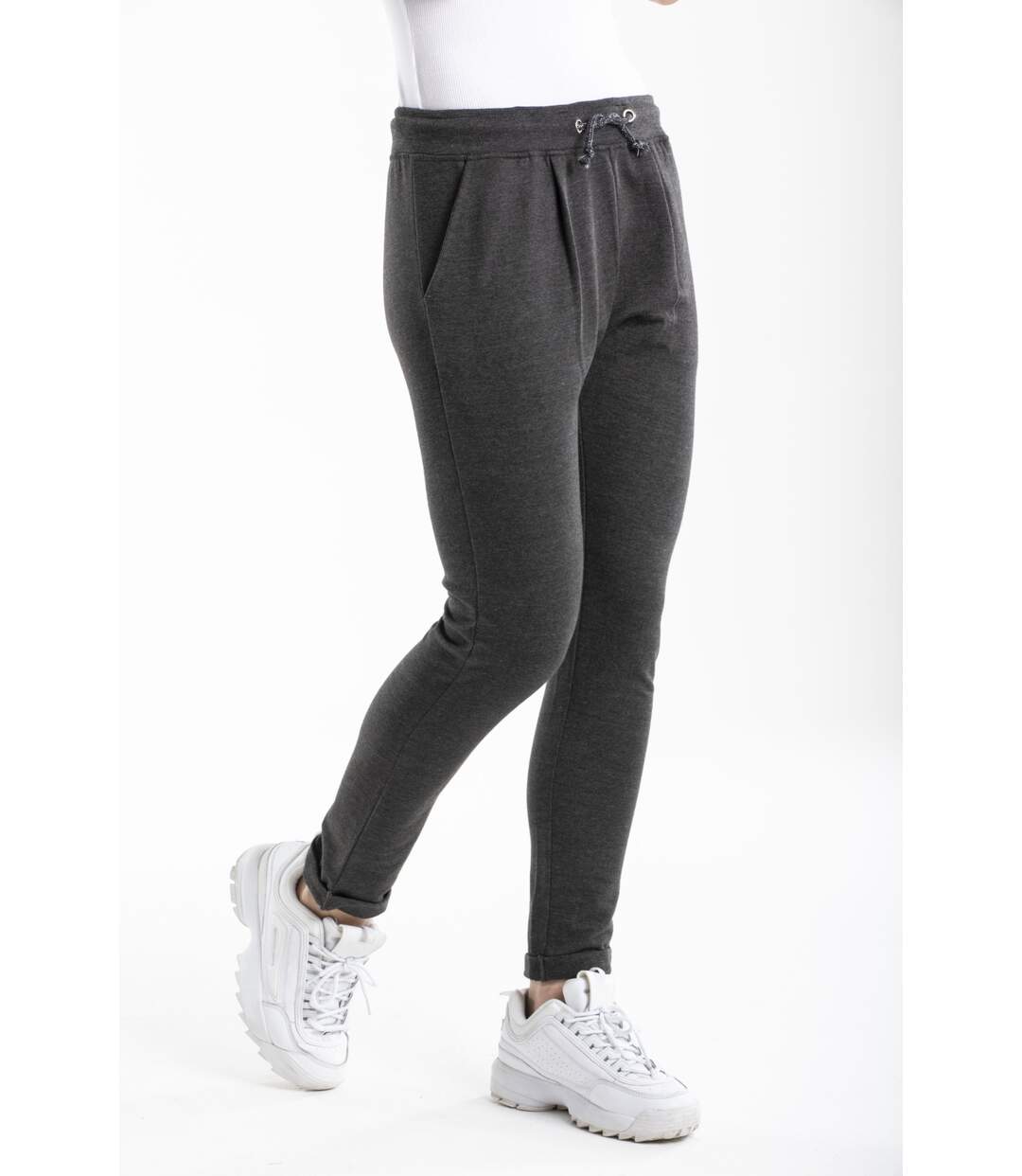 Pantalon de détente en molleton FEELING GRIS