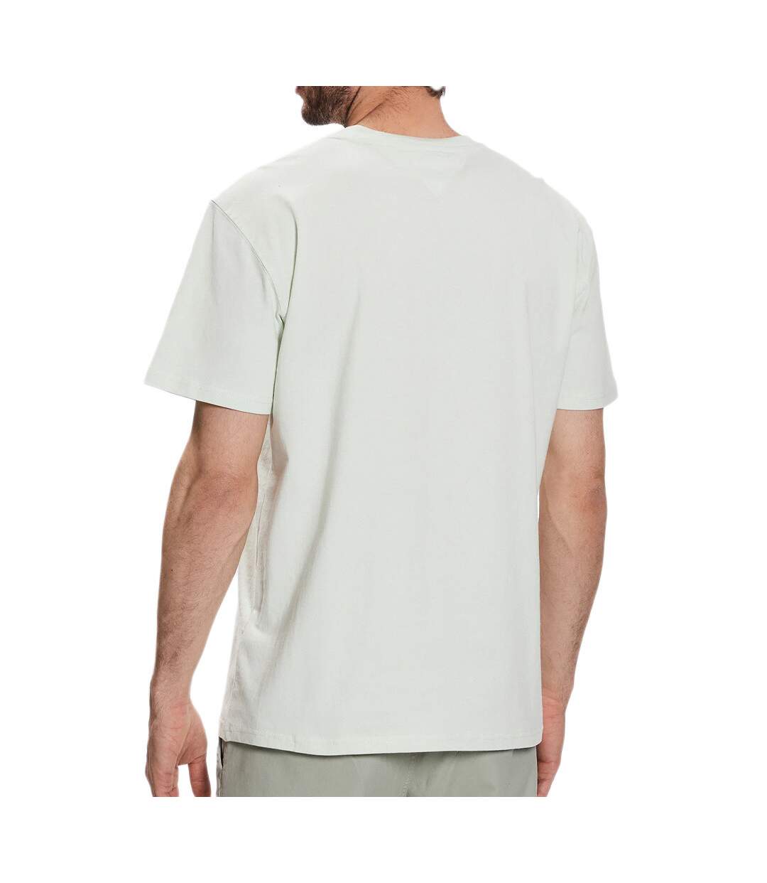 T-shirt Vert D'eau Tommy Hilfiger Solid