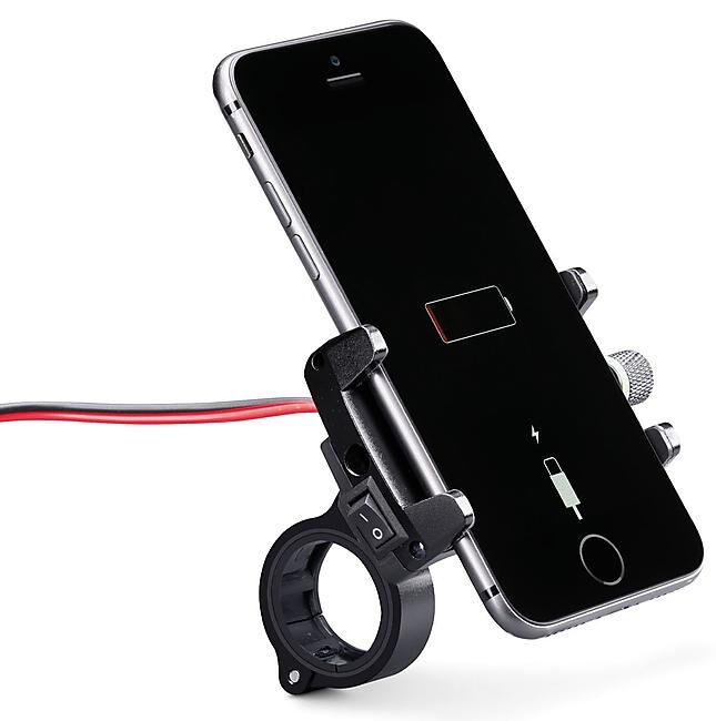 MIDLAND - SUPPORT SMARPHONE POUR 2 ROUES CONNECTE USB