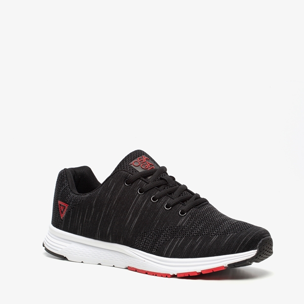 Osaga heren hardloopschoenen zwart/rood