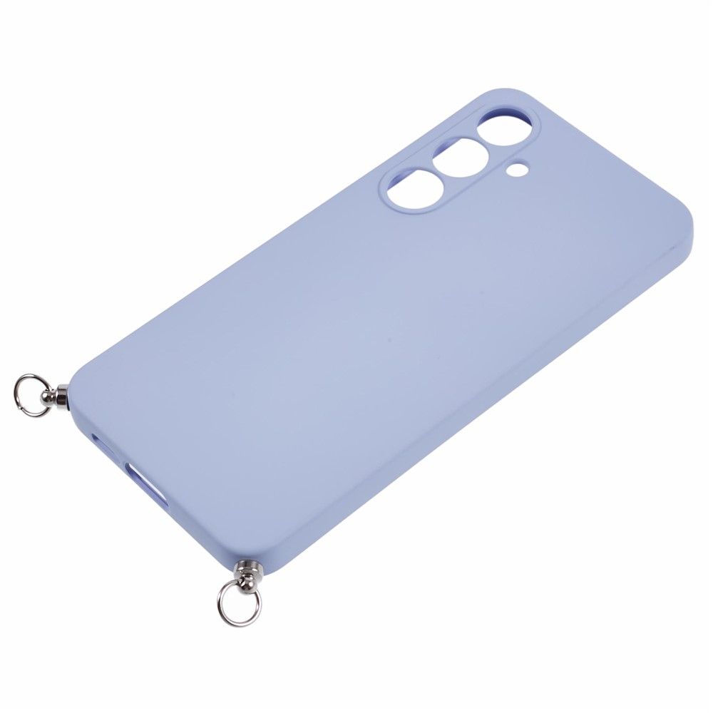 Samsung Galaxy A17 Necklace Gummi Case Hülle   Handykette (70cm) - Lila