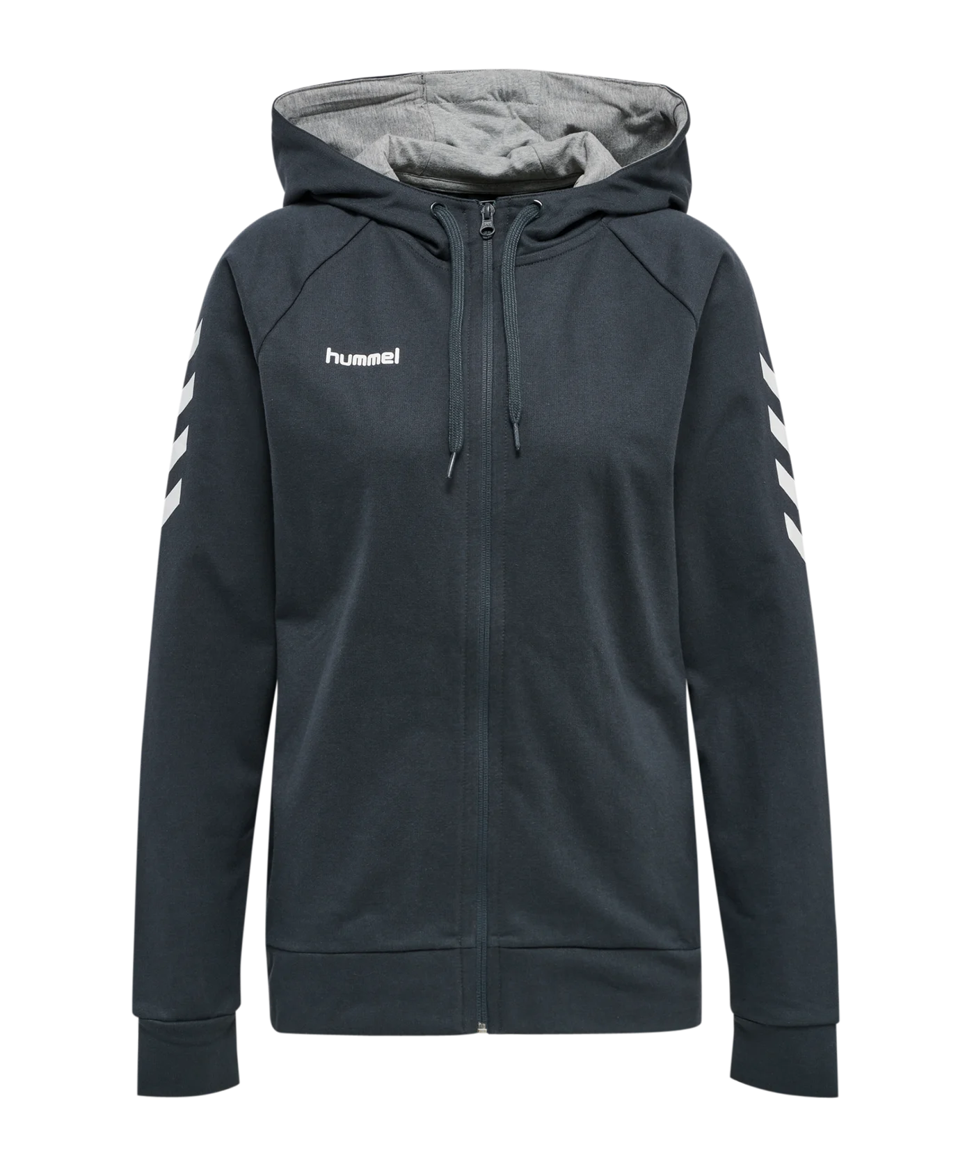 Hummel Cotton Kapuzenjacke Damen Blau F8571