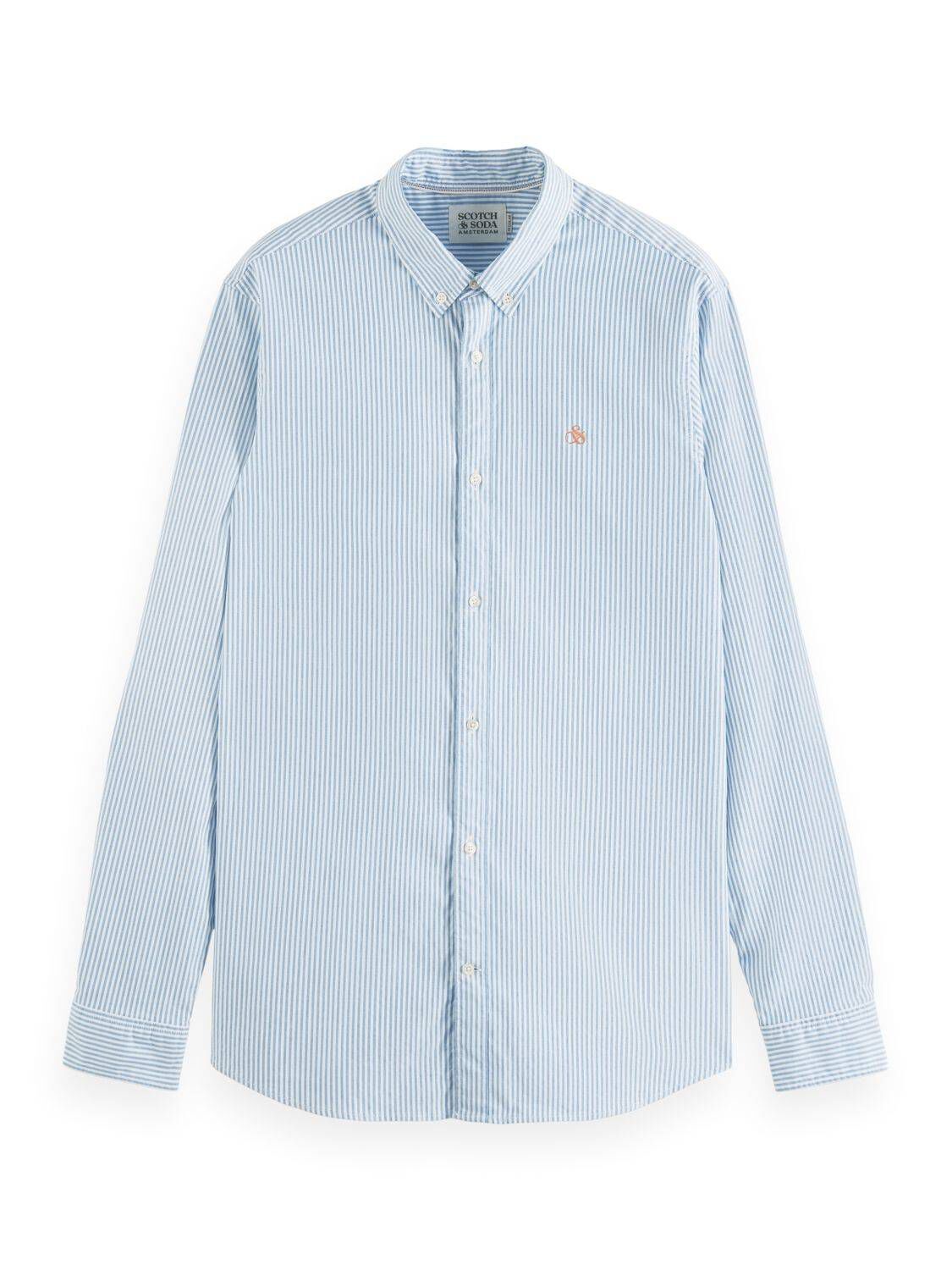 Scotch & Soda| Herren Hemd ESSENTIALS Regular Fit Langarm