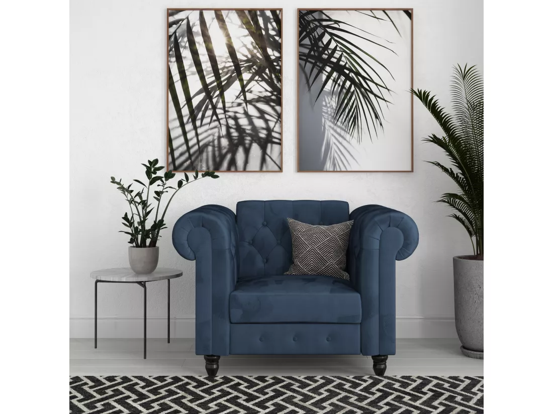 Chaise Longue Felix Bleu